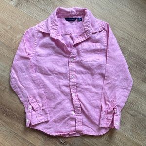 Janie and Jack boys linen shirt
